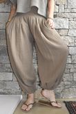 Annie Cushion Cotton Cuff Barrel Pant Honey Bronze